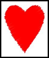 Heart Valentine Framework Border