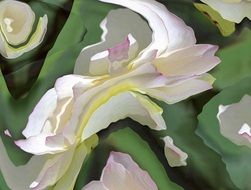 floral art background