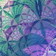 background with purple and green pattern