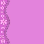 The Background Pink Flowers Lace