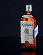 Ballantines Glass Alcohol