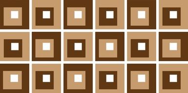 absract white and brown squares