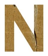 N Alphabet Letter Text