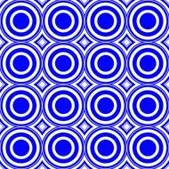 white background with blue circles