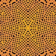 background with yellow brown symmetrical pattern