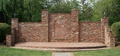 Background Brick Wall Outdoor