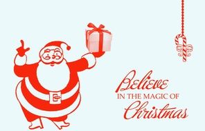 Santa Christmas Gift Decoration