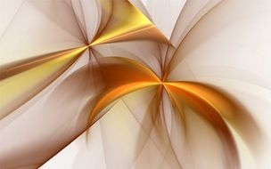 Abstract Gold White Background