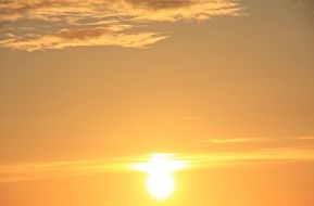 orange sunrise