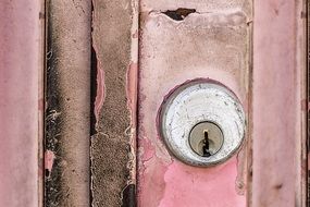 Background Lock Key Hole