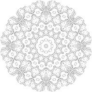 mandala floral pattern