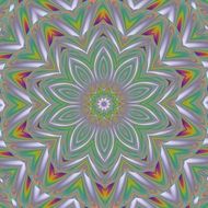 colorful floral ornament