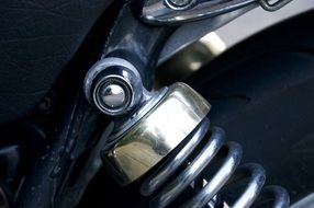 Yamaha motorcycle detail close up