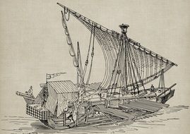 painted old ship