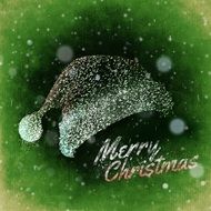 shiny santa claus hat