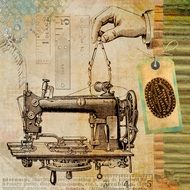 Sewing Vintage Machine Steampunk