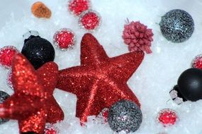 wallpaper with beautiful Christmas decorations