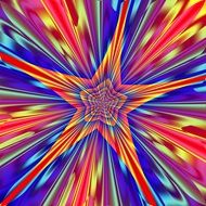 colorful star background