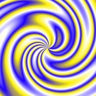 yellow purple stripes converge at one point as background