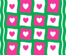 Pink Hearts Valentine Love