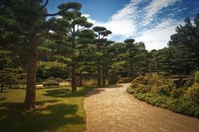 Background Japanese Garden Away