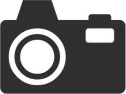 Camera Icon Silhouette Clip Art