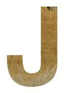 J Alphabet Letter Text