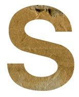 S Alphabet Letter Text