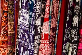 Fabric Cloth Pattern Violet