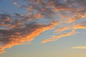 clouds at sunrise