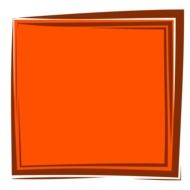 Orange Frame Frame Background