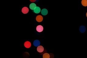 Bokeh Blur Lights Colors Round