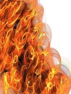 background with orange graphic flames