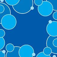 background with blue bubbles
