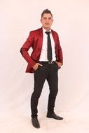 Costume Jacket Red Male Person