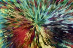 wallpaper with fractal explosion