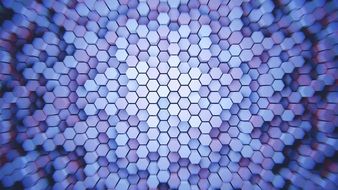 Hexagon Pattern Polygon 3D