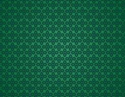 green background with seamless pattern