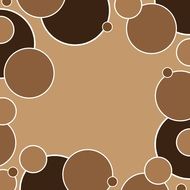 brown background with bubbles