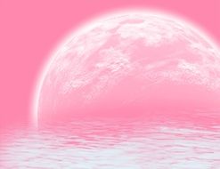 Background Moon Water Pink