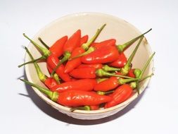 red pepper in a white bowl