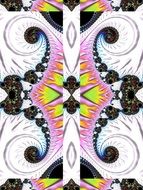 symmetrical fractal pattern
