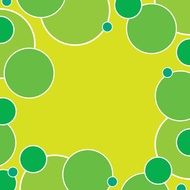 light green background with bubbles
