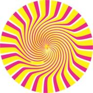 Spiral Circles Rays Background