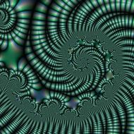 background with fractal 3d swirl