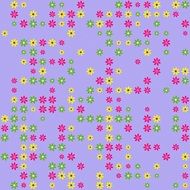 cute background with floral pattern