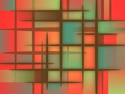 abstract colored pattern with straight lines