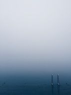 Foggy Pier Jetty Fog Water