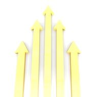 arrows point upwards
