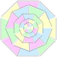Color Wheel 3D Pastels Pale